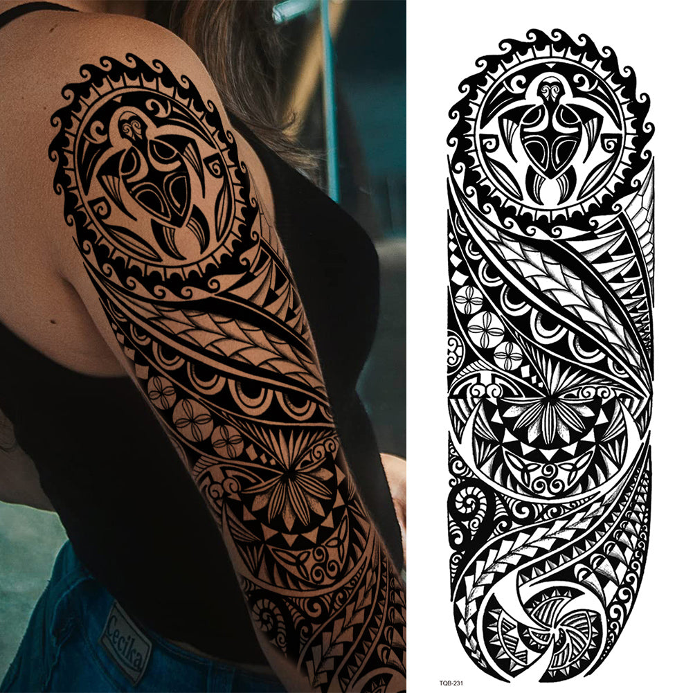 2 Sheets Metal Totem Mechanic Full Arm Sleeves