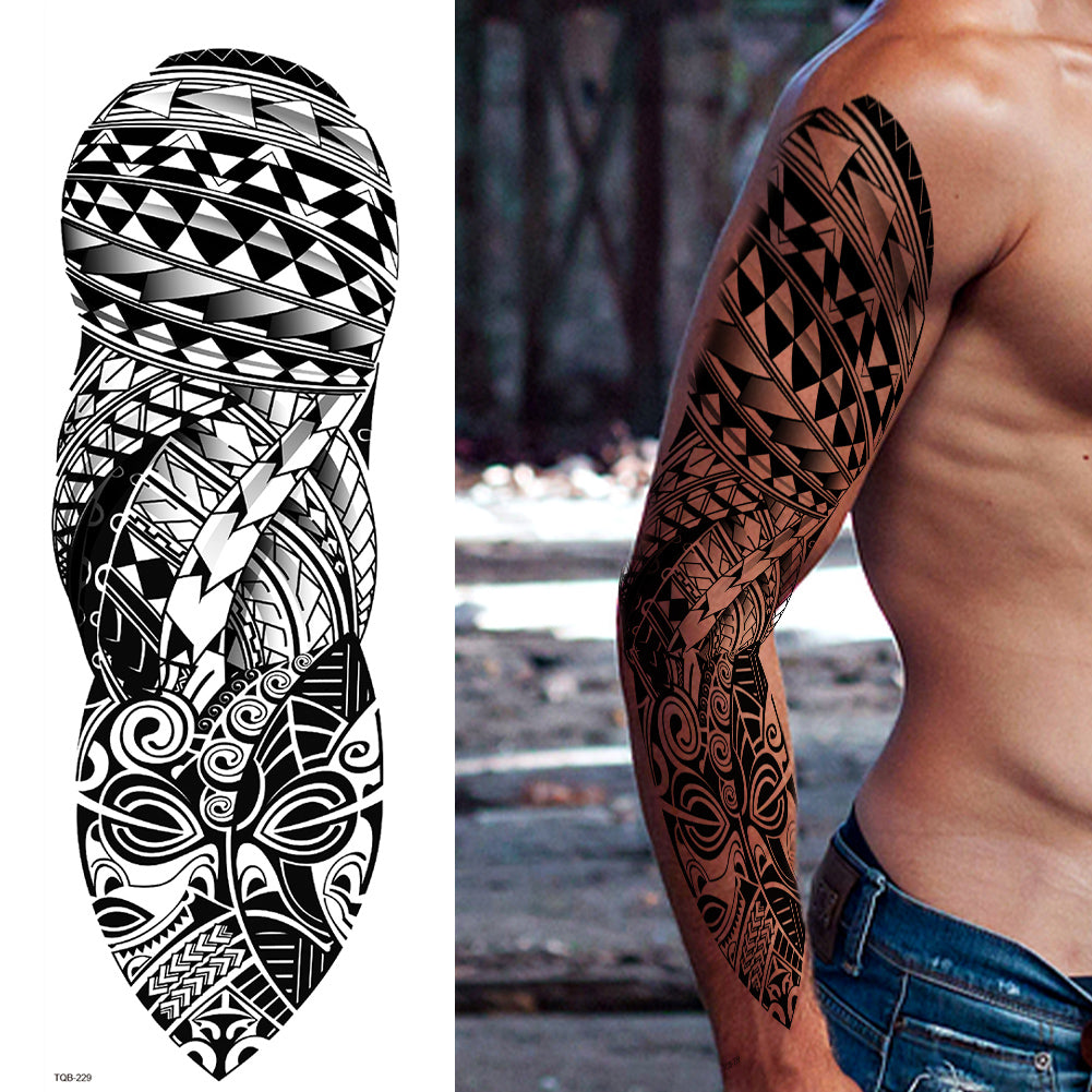 2 Sheets Metal Totem Mechanic Full Arm Sleeves