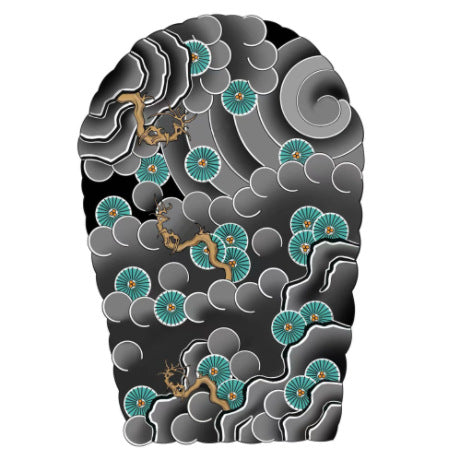 1 Sheet  Full Arm Full Wrap Floral Arm Waterproof Temporary Tattoo
