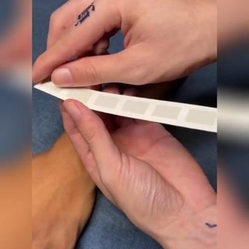2 Sheets Semi-Permanent Tattoo Line Dots Arrow