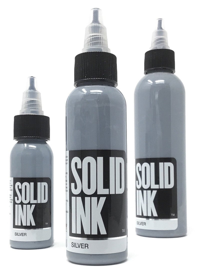 Solid Ink Silver Tattoo Ink