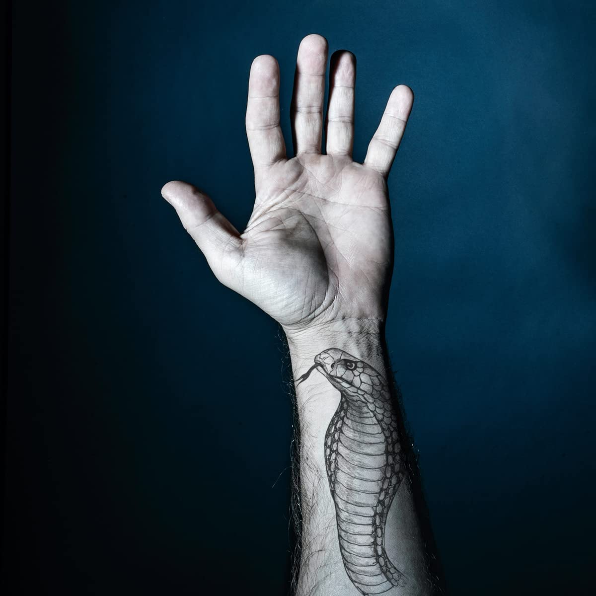 4 Sheets Snake Temporary Tattoos Stickers