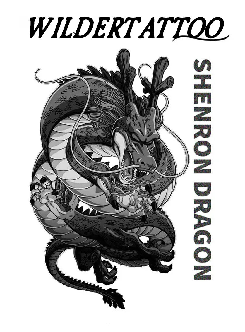 Shenron Dragon Half Sleeve