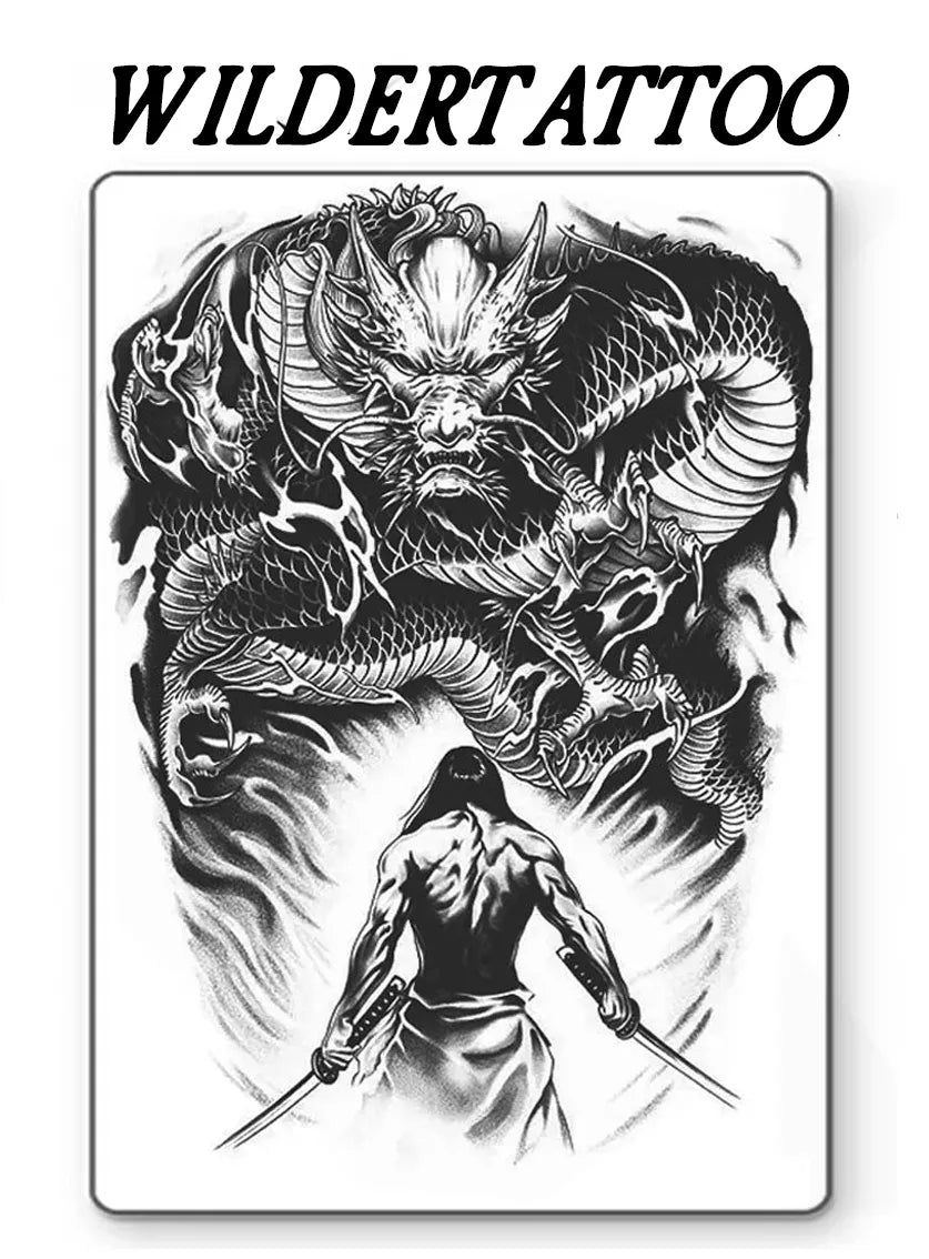 Dragon Slayer Half Sleeve