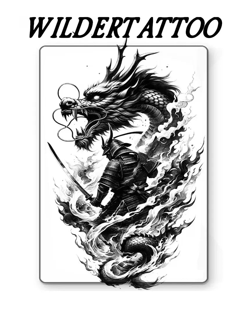 Dragon's Blade Half Sleeve