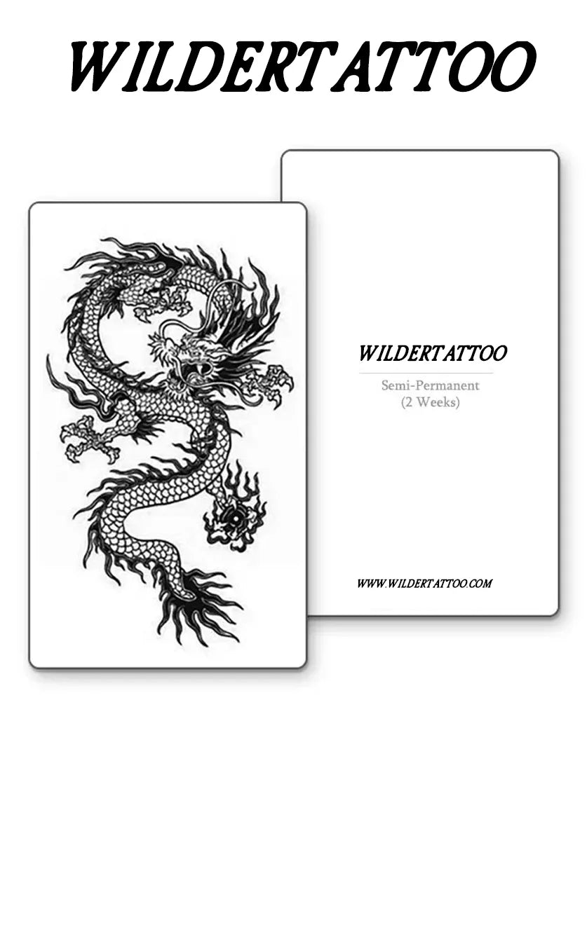 Dragon's Dance Medium Tattoo