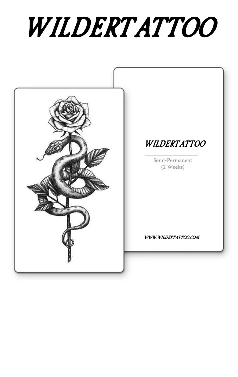 Rose Dragon Tattoo