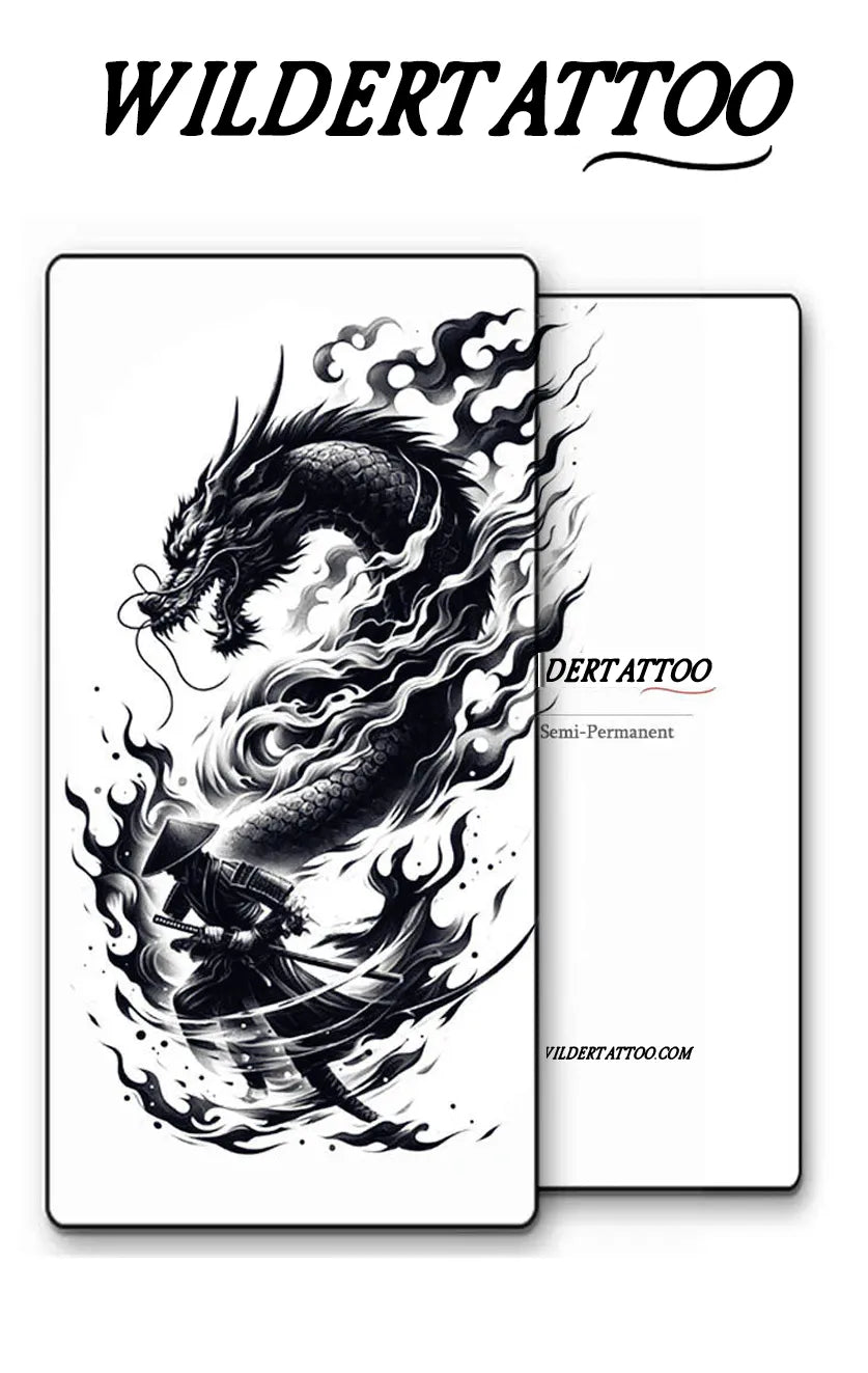 Inferno Dragon Tattoo