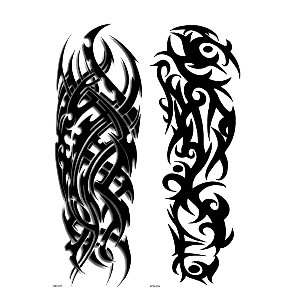 2 Sheets Totem Tribe Tribal Full Arm Sleeves