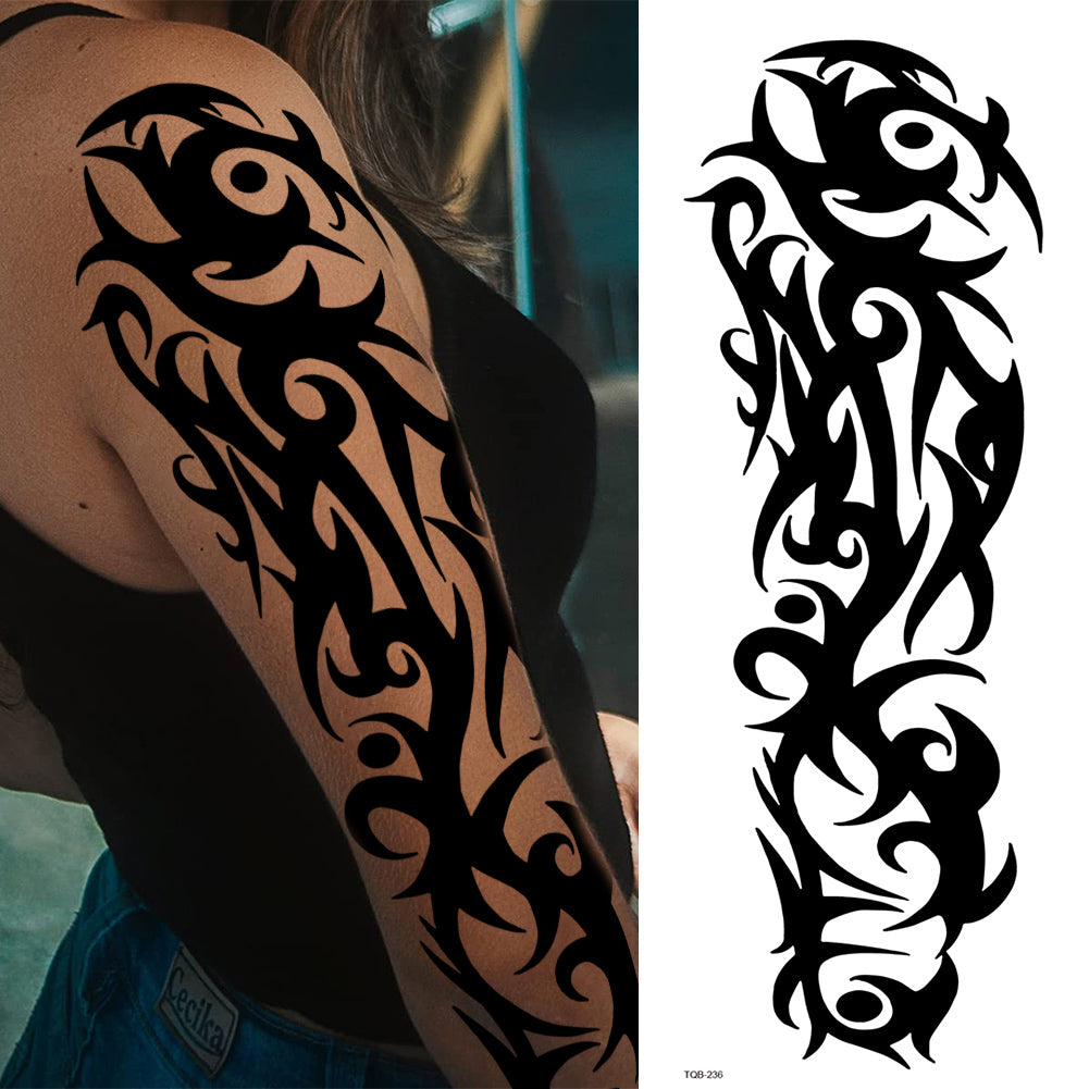 2 Sheets Totem Tribe Tribal Full Arm Sleeves