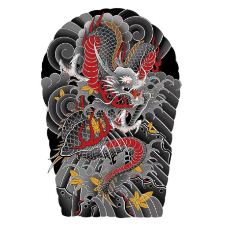 1 Sheet  Full Arm Full Wrap Floral Arm Waterproof Temporary Tattoo