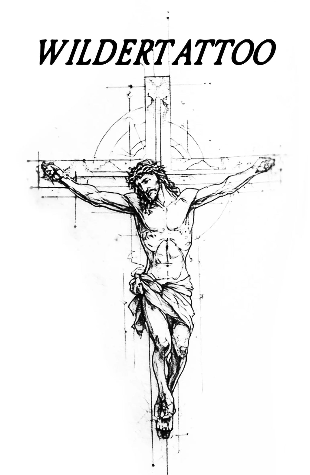 A tattoo of Jesus